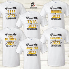 Load image into Gallery viewer, Family of Graduate Shirts, Graduation Matching Grad Shirt, 2023 Graduation 2