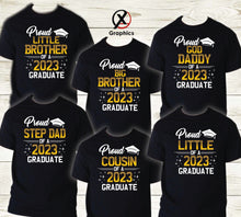 Load image into Gallery viewer, Family of Graduate Shirts, Graduation Matching Grad Shirt, 2023 Graduation 2