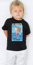Load image into Gallery viewer, La Sirenita Loteria Mexican Bingo Short Sleeve T-Shirt / Raglan