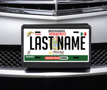 Load image into Gallery viewer, Veracruz Car Plate aluminum License Plate Mex VER Mexico State CUSTOMIZED Trokas Trokiando Estados de Mexico, Mexican State Car Plate