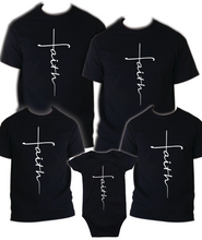 Load image into Gallery viewer, Faith T-shirt, Jesus, Christian Shirt, Faith Shirt, Vertical Cross, Cross, Faith