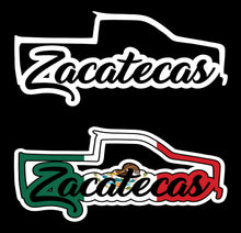 Load image into Gallery viewer, Zacatecas Decal Trokita Decal Car Window ZAC Vinyl Sticker Mexico Trucking