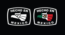 Load image into Gallery viewer, Hecho en Mexico letters Decal Car Window Laptop Flag Vinyl Sticker Mexico Mexican Sticker, Trucking, Trokiando Trucks decal MX Mex