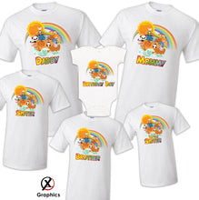Load image into Gallery viewer, Noahs ark Family T-shirt Birthday Matching shirts Party Celebration Arca de Noe