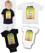 Load image into Gallery viewer, El Bebe Loteria Mexican Bingo T Shirt / Raglan / Hoodie Mexican Bingo Lottery The Baby Tee shirt