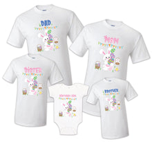 Load image into Gallery viewer, Easter BunnyT shirt Sunglasses Summer Family Birthday Matching Party Celebration