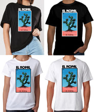 Load image into Gallery viewer, El Nopal TSHIRT / RAGLAN Loteria Shirt / Raglan Mexican Bingo Funny Polaca Lottery Game Flag