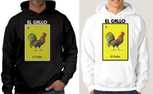 Load image into Gallery viewer, El Gallo TSHIRT / HOODIE Loteria Mexican Bingo T Shirt Short Sleeve, Hoodie Gift, Girls Celebration Black Hippie Tee The Rooster Lottery Game Hooded Funny Tshirt