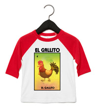 Load image into Gallery viewer, El Gallito Loteria Mexican Bingo T Shirt / Hoodie / Raglan Mexican Bingo Lottery Little angel Kid