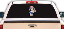 Load image into Gallery viewer, USA Lady Decal United States flag Decal American Girl Vinyl Sticker USA Sticker