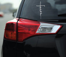 Load image into Gallery viewer, Faith Decal, Jesus, Christian Sticker, Faith Shirt, Vertical Cross, Cross, Faith Jesus Cross