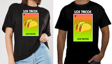 Load image into Gallery viewer, Los Tacos T shirt / Raglan Loteria Tee Shirt Mexican Bingo Funny Polaca Lottery Game Food