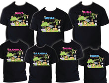 Load image into Gallery viewer, Safari Jungle Family T Shirt Birthday Boy Girl Zoo Party Tee Matching shirts