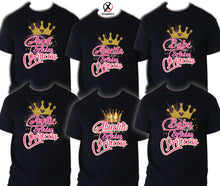 Load image into Gallery viewer, Princess Shirts Family Matching Birthday T-shirts Shirt Celebration kids