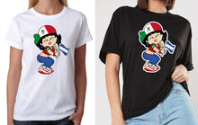 Load image into Gallery viewer, Mexicana Hondureña T-shirt Mexican Lady Short Sleeve, Honduran Lady Tee Hondureña Mexicana Hooded Honduras & Mexico T-shirt Catracha Tee