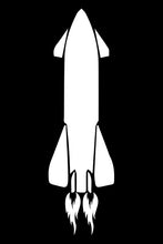 Load image into Gallery viewer, Starship decal Rocket Space Shuttle Spaceship Decal Sticker Wall Car Window Laptop Vinyl Sticker 2