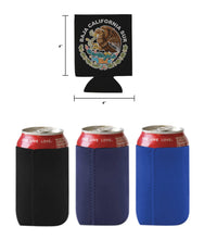 Load image into Gallery viewer, Escudo Koozie Mexican Flag Beer Can holder Mexican eagle bandera (Forest Green/Navy/Royal)