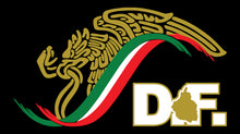 Load image into Gallery viewer, Mexico Eagle Distrito Federal Sticker | Car window vinyl sticker decal Gobierno de Mex. Mexico Aguila logo Mexican Flag DF Trokiando