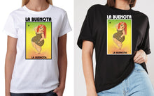 Load image into Gallery viewer, La Buenota Loteria T-shirt Mexican Bingo Short Sleeve Shirt Women's