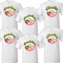 Load image into Gallery viewer, Donut Birthday T Shirt Birthday Matching T-shirts Party Family Kid Reunion