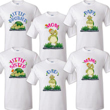 Load image into Gallery viewer, Turtle Family Matching Birthday Party T-shirts Shirt Celebration Reunion Kids