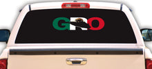 Load image into Gallery viewer, GRO letters Decal Car Window Laptop Map Vinyl Sticker Guerrero Mexico