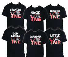 Load image into Gallery viewer, Wild One Birthday Shirt Family, Matching Shirts, Party, celebration reunion