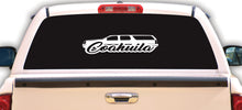 Load image into Gallery viewer, Coahuila Yucon GMC Decal Troka Silhouette letters Decal Car Window Laptop Map Vinyl Sticker Mexico COAH Mx Estado Trokiando Trokas decal