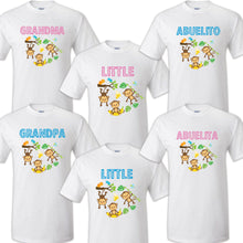 Load image into Gallery viewer, Monkey Birthday T Shirt Family matching celebration reunion party tee Gorilla
