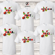 Load image into Gallery viewer, LadyBug T-Shirts Birthday Celebration Matching Party Family