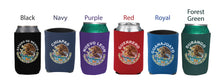 Load image into Gallery viewer, Escudo Koozie Mexican Flag Beer Can holder Mexican eagle (Black/Purple/Red)