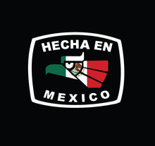 Load image into Gallery viewer, Hecha en Mexico letters Decal Car Window Laptop Flag Vinyl Sticker Mexico Mexican Sticker, Trucking, Trokiando Trucks decal MX Mex