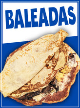 Load image into Gallery viewer, Baleadas sign Window Sticker Honduran Food Truck Concession Vinyl Restaurant