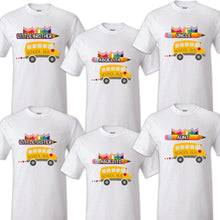 Load image into Gallery viewer, School Bus T shirt Captain Sailing Family Birthday Matching Party Celebration