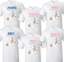 Load image into Gallery viewer, Easter BunnyT shirt Sunglasses Summer Family Birthday Matching Party Celebration
