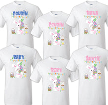 Load image into Gallery viewer, Easter BunnyT shirt Sunglasses Summer Family Birthday Matching Party Celebration