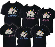 Load image into Gallery viewer, Elephant Birthday Matching T-shirt Party Family Kid Reunion Celebration Tee Shirt