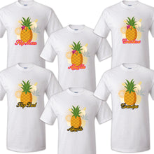 Load image into Gallery viewer, Pineapple Family Matching Birthday Party T-shirts Celebration Reunion Tropical