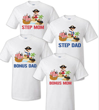 Load image into Gallery viewer, Pirate T shirt Captain Sailing tee Family Birthday Matching Party Celebration