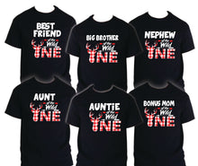 Load image into Gallery viewer, Wild One Birthday Shirt Family, Matching Shirts, Party, celebration reunion
