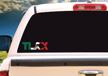 Load image into Gallery viewer, Tlaxcala letters Decal Car Window Laptop Map Vinyl Sticker Mexico Mexican flag Eagle Aguila Tlax