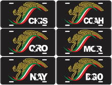 Load image into Gallery viewer, Mexican Logo Car Plate aluminum License Plate Gobierno de Mexico logo Plate