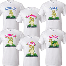 Load image into Gallery viewer, Turtle Family Matching Birthday Party T-shirts Shirt Celebration Reunion Kids