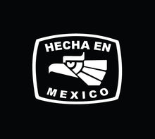 Load image into Gallery viewer, Hecha en Mexico letters Decal Car Window Laptop Flag Vinyl Sticker Mexico Mexican Sticker, Trucking, Trokiando Trucks decal MX Mex