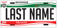 Load image into Gallery viewer, Zacatecas Car Plate aluminum License Plate Mex ZAC Mexico State CUSTOMIZED Trokas Trokiando Estados de Mexico, Mexican State Car Plate
