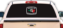 Load image into Gallery viewer, Hecha en Aguascalientes letters Decal Car Window Laptop Flag Vinyl Sticker Mexico AGS Mexican Sticker, Trucking, Trokiando Trucks decal Mex
