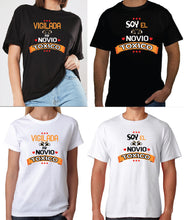 Load image into Gallery viewer, Novio Toxico Matching TSHIRT / RAGLAN Vigilada por novio T shirts Wife Toxic boyfriend