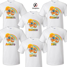 Load image into Gallery viewer, Noahs ark Family T-shirt Birthday Matching shirts Party Celebration Arca de Noe