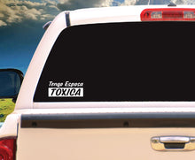 Load image into Gallery viewer, Tengo Esposa Toxica Decal Car Window Vinyl Sticker Mexico Trucking Sticker Toxic Girlfriend Trucks Trokiando Toxic Girlfriend Trokas decal