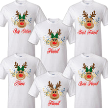 Load image into Gallery viewer, Reindeer Shirts Matching Pajamas, Deer Matching Shirt, Matching Xmas, Reindeer Outfit, Christmas Matching Tees, Family Matching Reno Tee